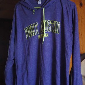 Port Austin logo Long Sleeve with Hood